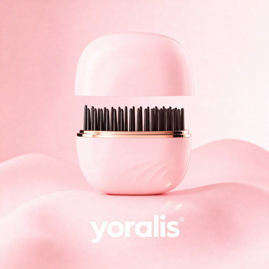 YORALIS - Mini brosse lissante à main